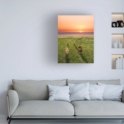 Bolog John Fan Family Parade Canvas Art