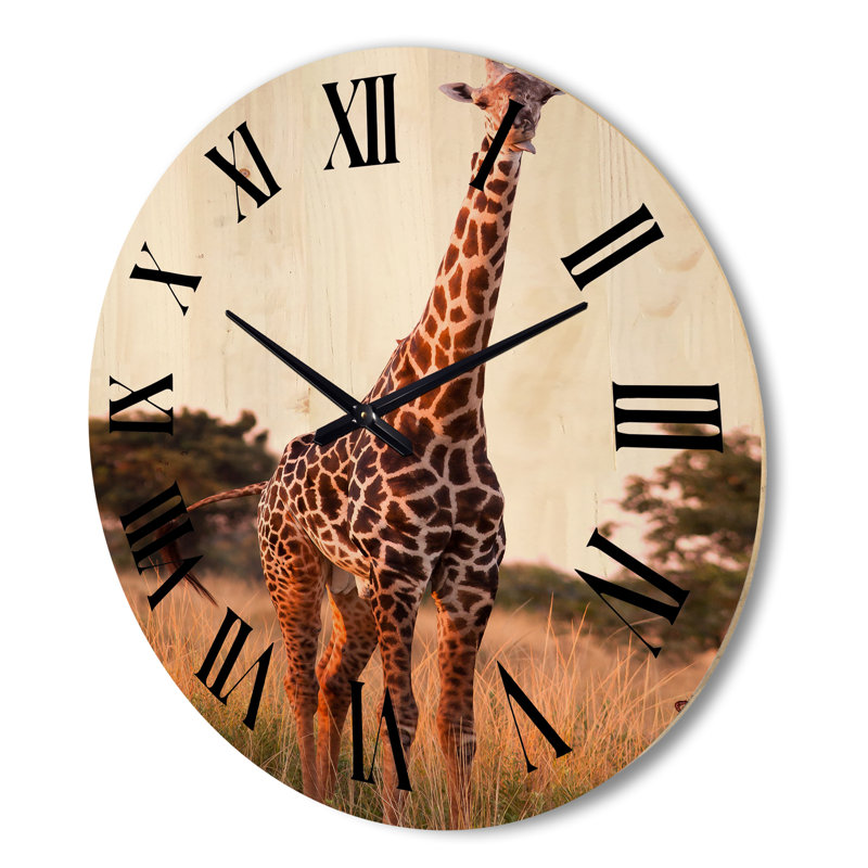 Horloge murale en bois, Très grand