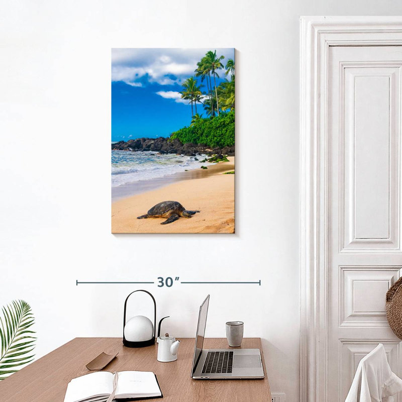 Tortue de mer Brampt Honu, H 30 po x l 20 po
