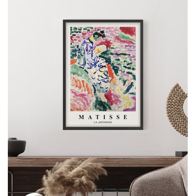Landscape and Nature Henri Matisse La Japonaise Bohemian Unframed Art Print