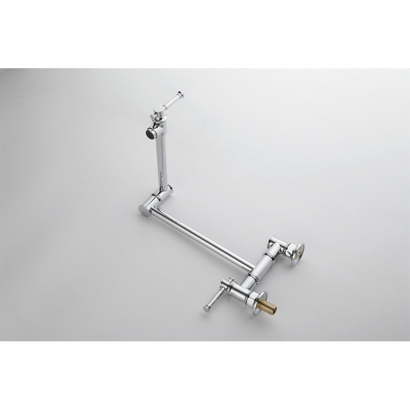 Wall Mounted Pot Filler Faucet, Chrome