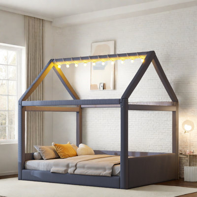 Upholstered Daybed With Led Light Strips