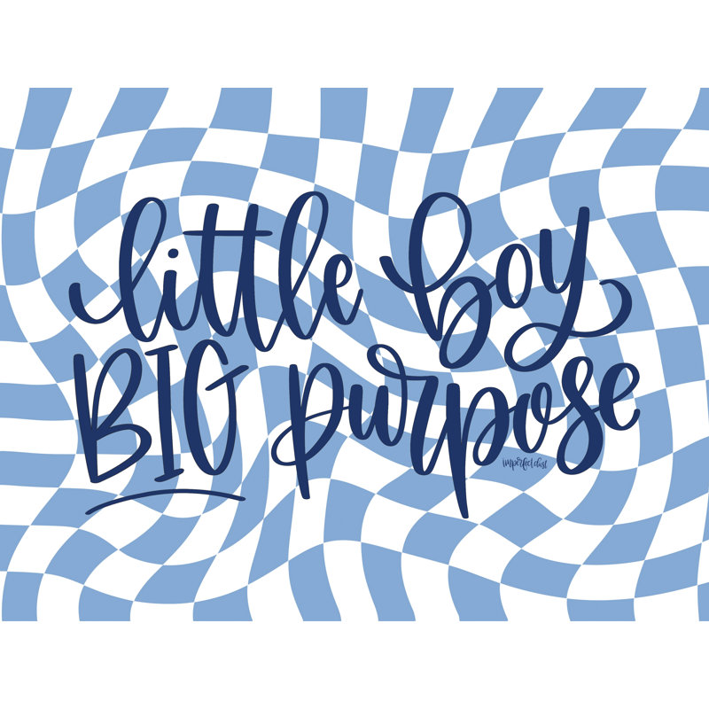 «Little Boy, Big Purpose» par Imparfect Dust, Gold Picture Framed Paper Print without Mat, 12" H x 16" W