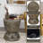 Flaviano 17''H Round Drum End Table