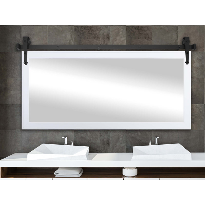Miroir de salle de bain N Peace Rayne, Blanc, 30,5 po x 51,5 po