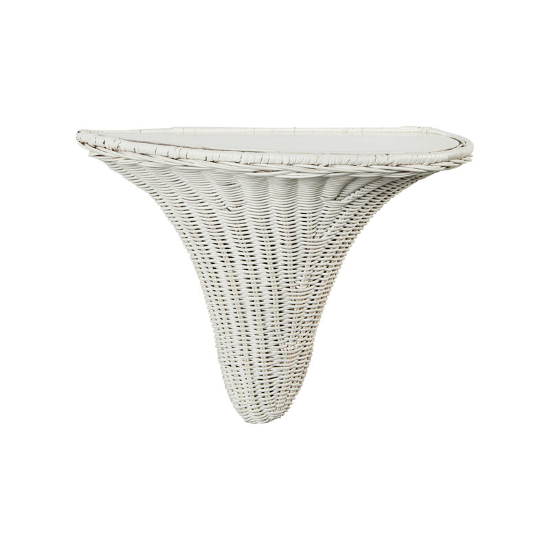 Amanda Lindroth Baytree Wicker Bracket, Tan