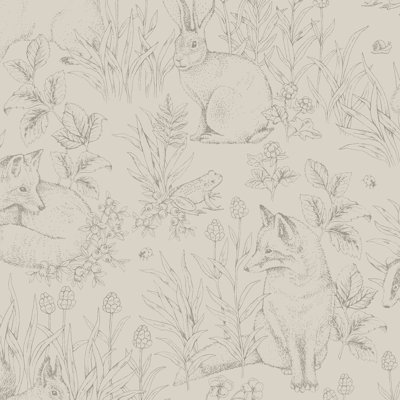 Boråstapeter Forest Friends Wallpaper