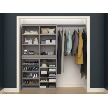 ClosetMaid 4609 Modular Storage Stackable Shoe Shelf Unit, Taupe