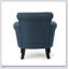 Luxueux fauteuil club rembourré au design élégant et aux sièges confortables, parfait pour les salons et les chambres modernes.