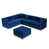 Velours bleu est en rupture de stock