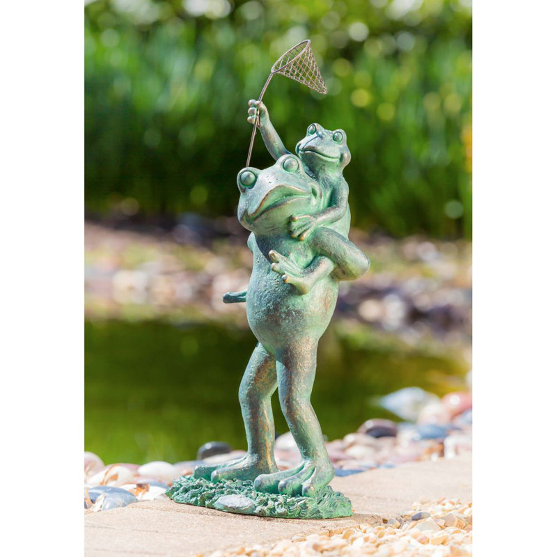 Statue de jardin grenouilles playing Freddie