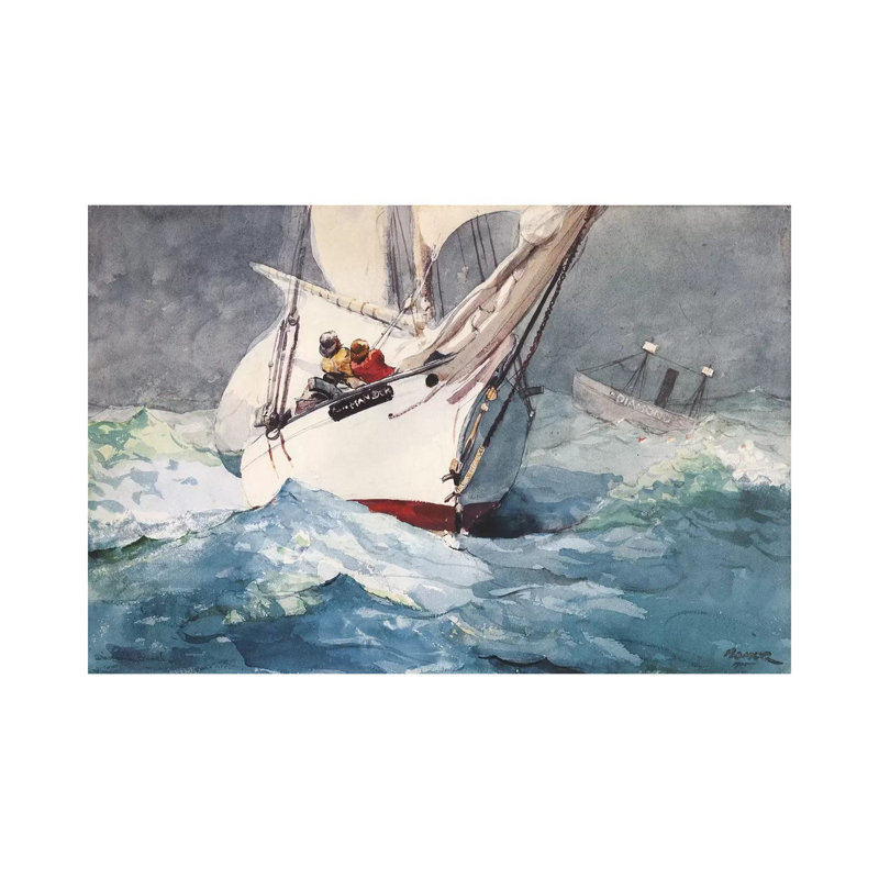 Diamond Shoal, 1905 by Winslow Homer - Wrapped Canvas Gallery-Wrapped Canvas Giclée, 101.6 cm H x 66.04 cm W