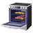 LG Smart Induction Slide-in Range with ProBake Convection® and Air Fry, Print Proof Stainless Steel, 6.3 cu. ft.