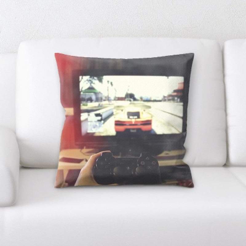 Microsuede Throw Pillow