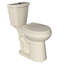 Toilette compacte deux pièces 21 po 1,1 / 1,6 GPF à chasse double avec siège à fermeture en douceur-111656260