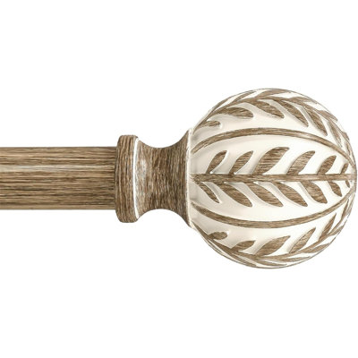 Boho Wood Curtain Rods
