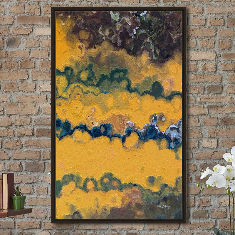 " John 14:12 Miracles Abound " by Mark Lawrence Print, 63.5" H x 39.5" W x 2" D, Espresso Floater Frame