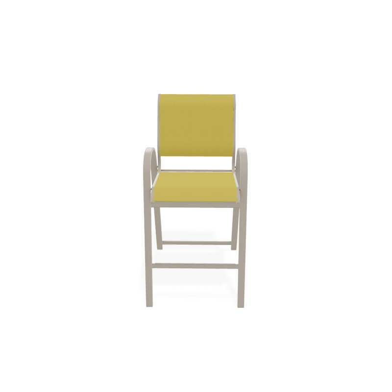 Tabouret de bar Holna, Jaune, Désert texturé