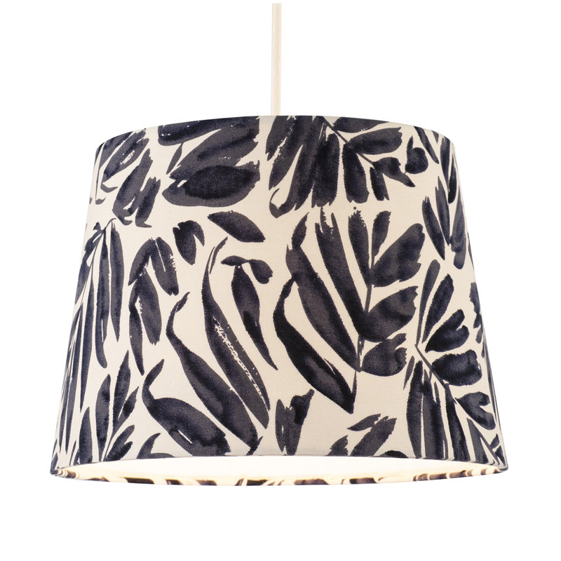 18 cm H Drum Fabric Lamp Shade ( No Direct Attachment Method ) in Navy