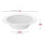 Bols à soupe ronds jetables en plastique blanc uni (35 cl) - 120 bols-1176430126