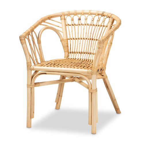 Wholesale Interiors Slat Back Arm Chair & Reviews | Wayfair