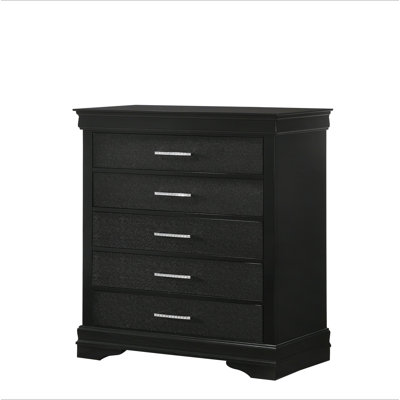 Mobilier de chambre à coucher à 5 tiroirs avec commode haute moderne 1Pc