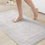 1 tapis de bain réversible 100% coton touffeté 3000 g / m² 24 x 60 po gris PCS-1833768982