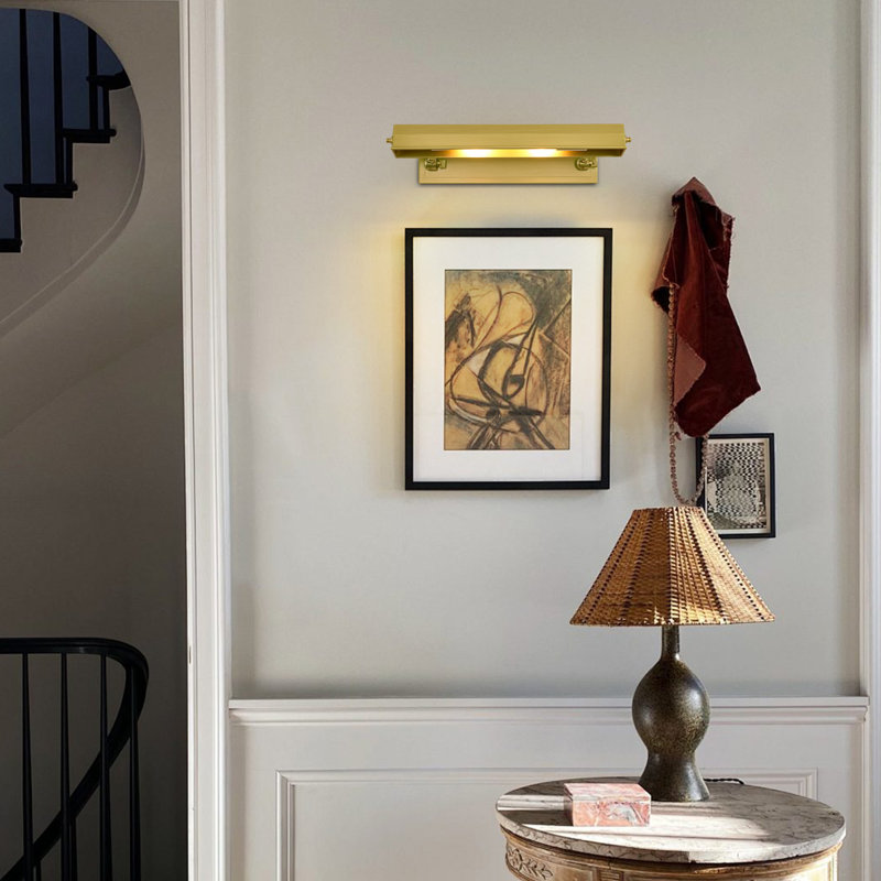 Applique murale rotative à 360 ° Rathbone, H 4,50 po x l 18 po x P 9,50 po
