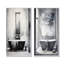 «Bathroom Minimalist Elegance I», ensemble d'art mural sur toile 2 pièces-660811557-660811560
