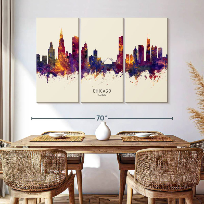 Sebbie Chicago, Illinois, horizon IV, H 42 po x l 65 po