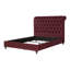 Lit double tapissier 57 po rouge vin-1367864736