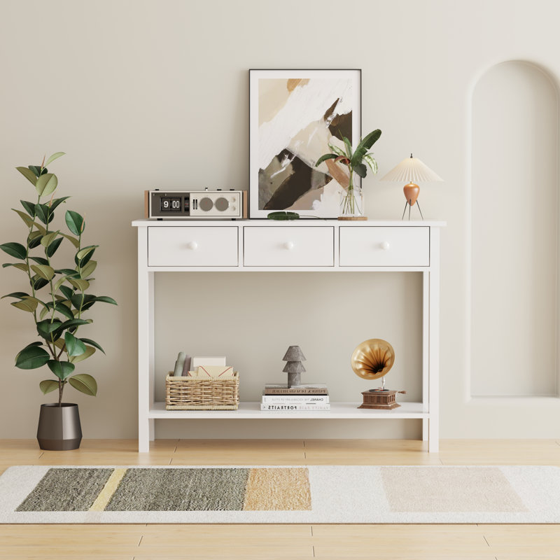Console Table, 100cm: 3 drawers