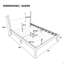 Structure de lit plateforme Mid-Century moderne avec tête de lit tapissier, support de lattes en bois massif, aucun sommier requis, assemblage facile, grand lit-1745197408-1745197409