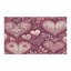 Tapis tressé cœur-rose-106464270