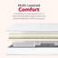 9 po Matelas double à ressorts ensachés avec housse confortable et à ressorts haute densité, mousse pour un sommeil relaxant, look contemporain