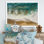 Vue aérienne des vagues tranquilles 4 - plage, art mural