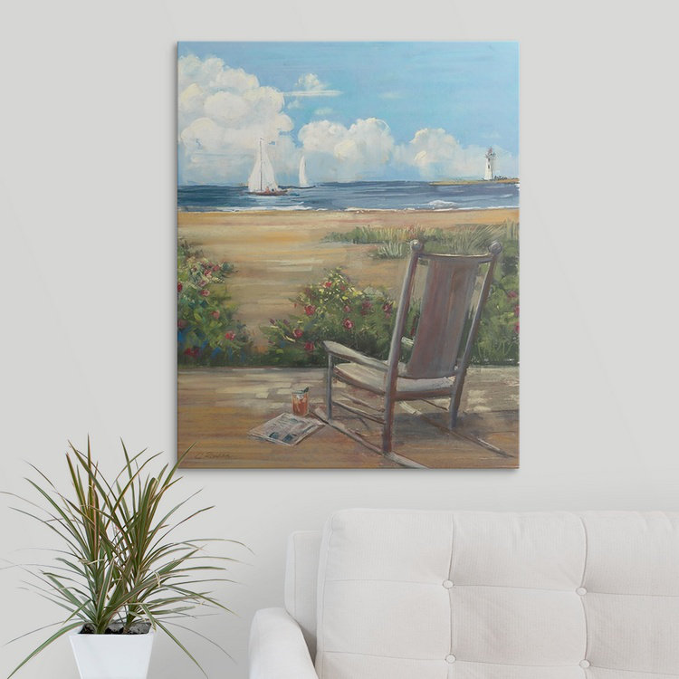 «By the Sea II» par Carol Rowan, reproduction d'art, H 30 po x l 24 po x P 1,5 po, Toile