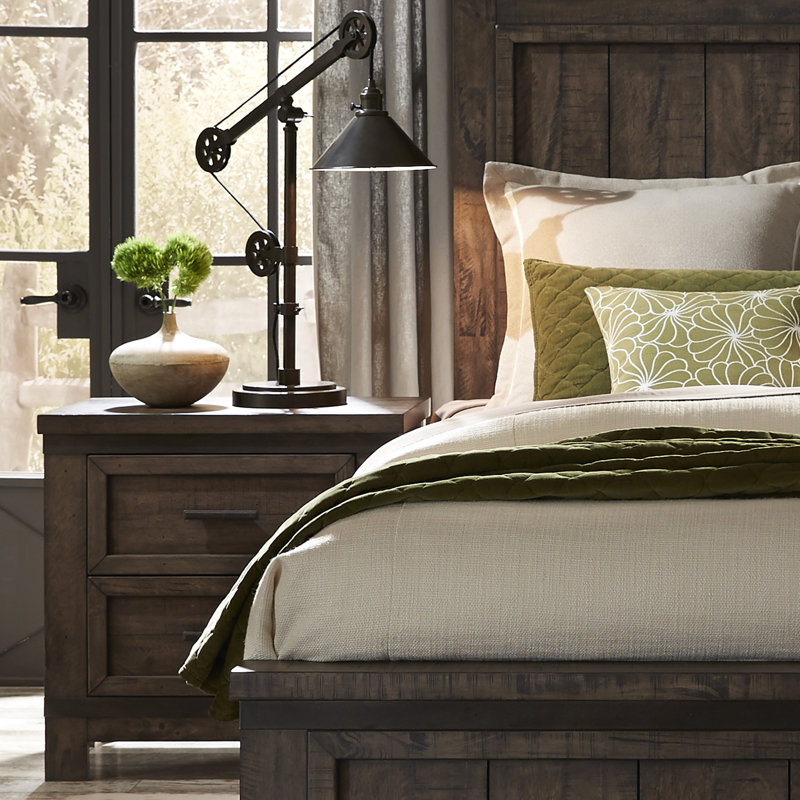 Lexee Panel Bed, Dresser & Mirror, Night Stand, Queen