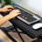 Mount-It! Height Adjustable Standing Keyboard Tray for Desktop, Sit Stand Key Board & Mouse Platform