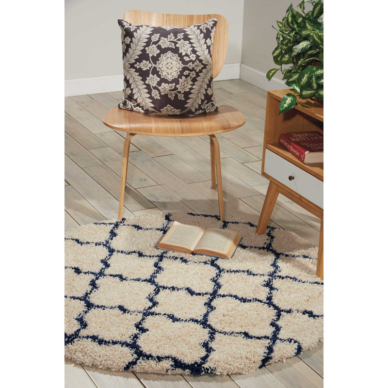 Youn Moroccan Indoor Rug, Round 3'11"