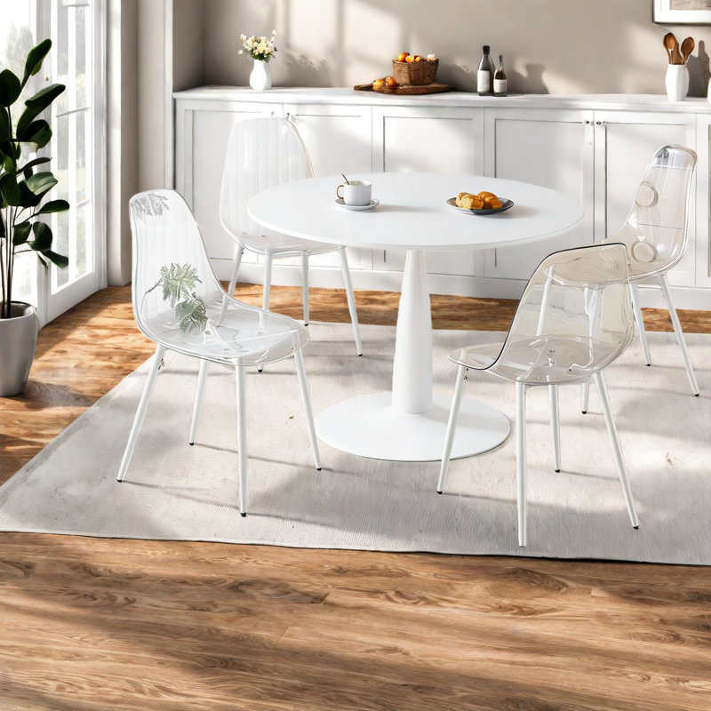Compact Dining Table Sets(must Include Both Table And Chair), Mdf Modern Home Dining