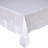 Latitude Run® Jaimyn, Polyester Woven Jacquard, Dining Room, Party Banquet And Holiday, White , 60 Inch By 95 Inch, Seats 6 To 8 People, Rectangular Tablecloths-1039625062