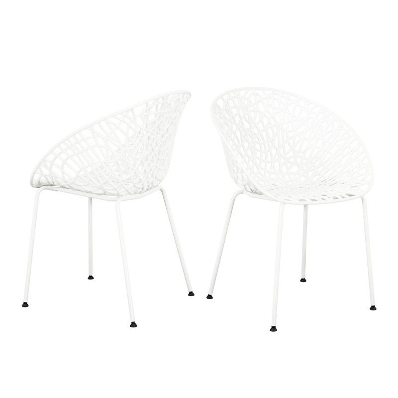 Chaise de salle à manger (ensemble de 2), Blanc