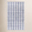 Tapis de couloir d'extérieur bleu tissé à la main 2 pi 3 po x 8 pi ACER-121099128