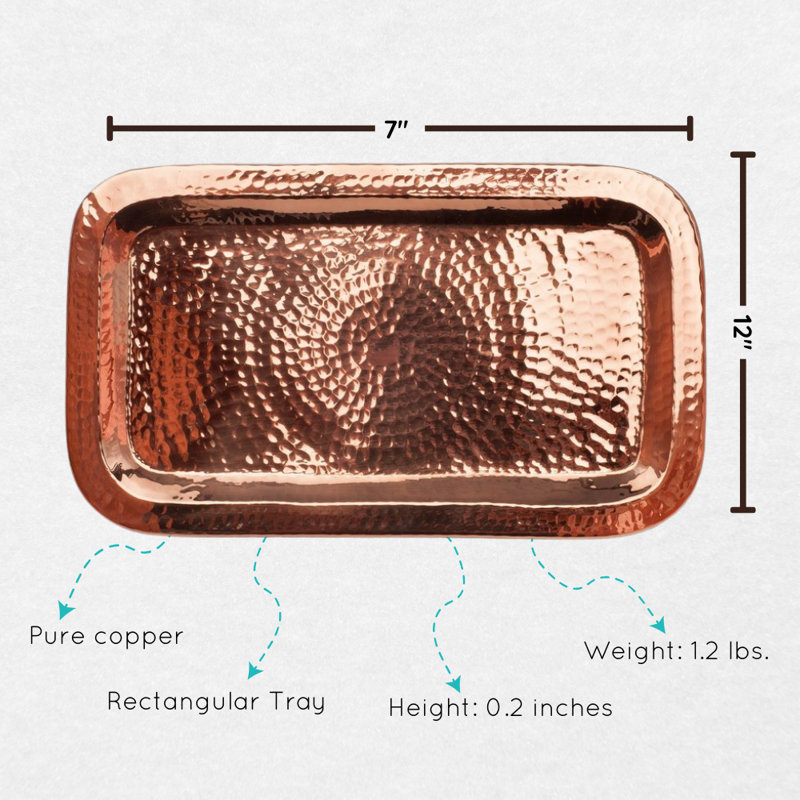 Copper Charolita Tray