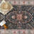 Camila Black Orient Floral Area Rug-994758603