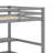 Full Size Loft Bed With Multifunction Shelves And Under-Bed Desk-1394859080