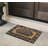 Onalaska Natural Coir & Rubber Non-Slip Heavy-Duty 'Welcome' Doormat – 23" x 38" Indoor/Outdoor Entry Mat with Floral Border-150783176