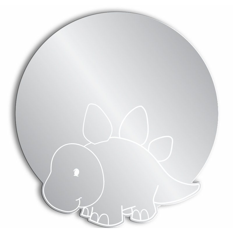 Millicent Flat Wall Mirror, 13.7cm H x 14.5cm W