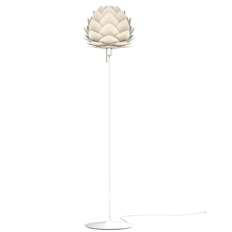 Aluvia 66.9'' Novelty Floor Lamp, White, White